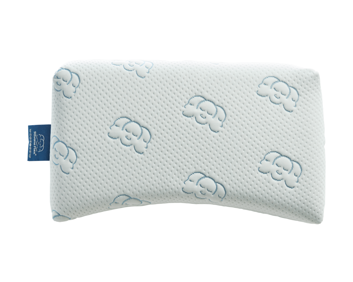 Oreiller Silvana Flex Bleu (Mi-ferme)