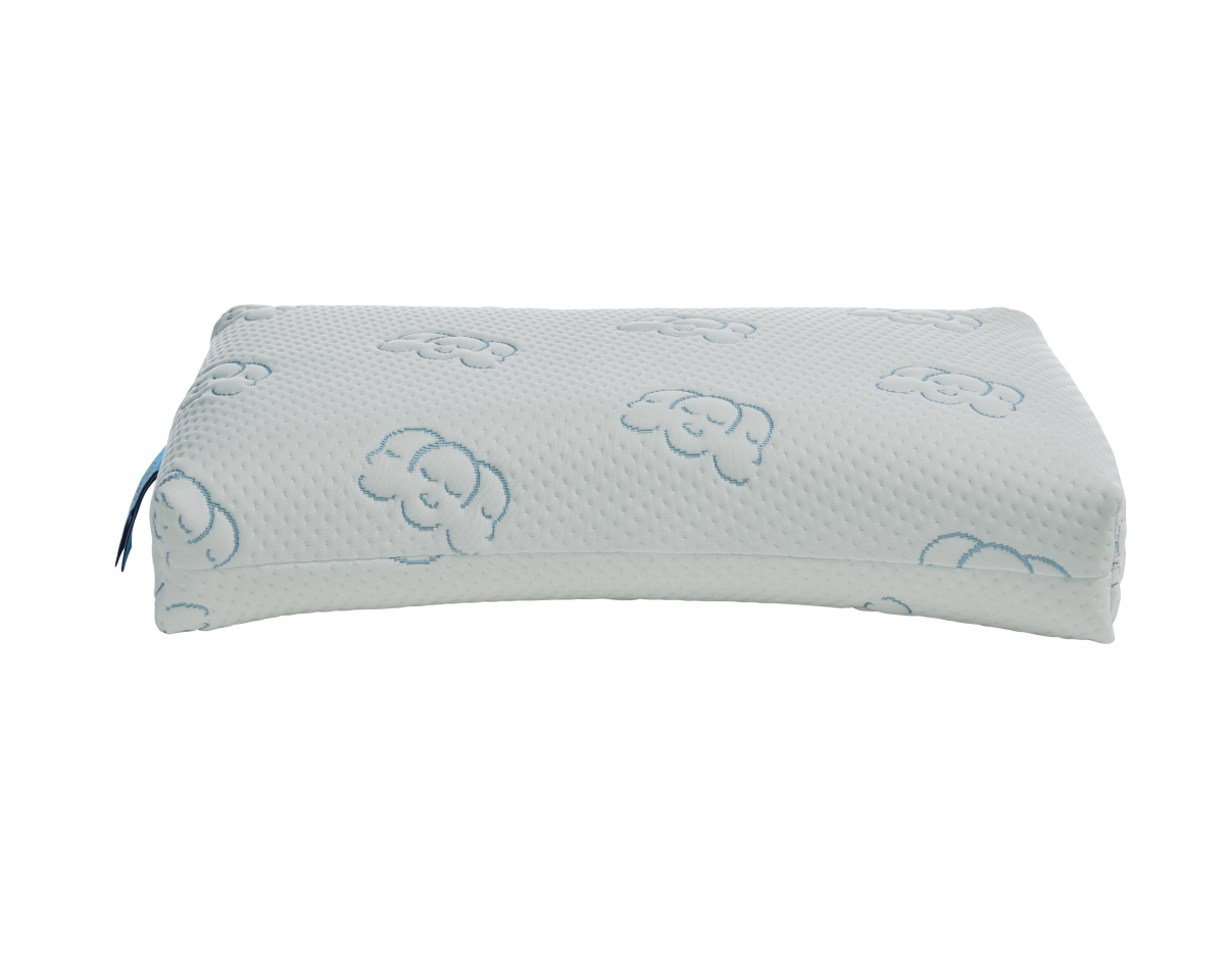 Oreiller Silvana Flex Bleu (Mi-ferme)