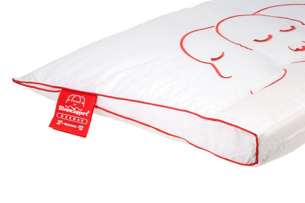 Silvana Support Extra Zacht Kussen Grenat + Gratis Silvana Molton Kussensloop t.w.v. EUR 19.95.