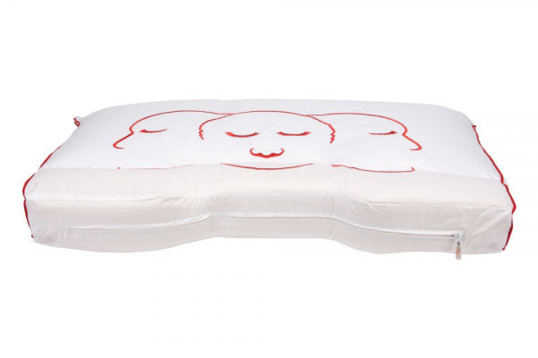 Silvana Support Extra Zacht Kussen Grenat + Gratis Silvana Molton Kussensloop t.w.v. EUR 19.95.